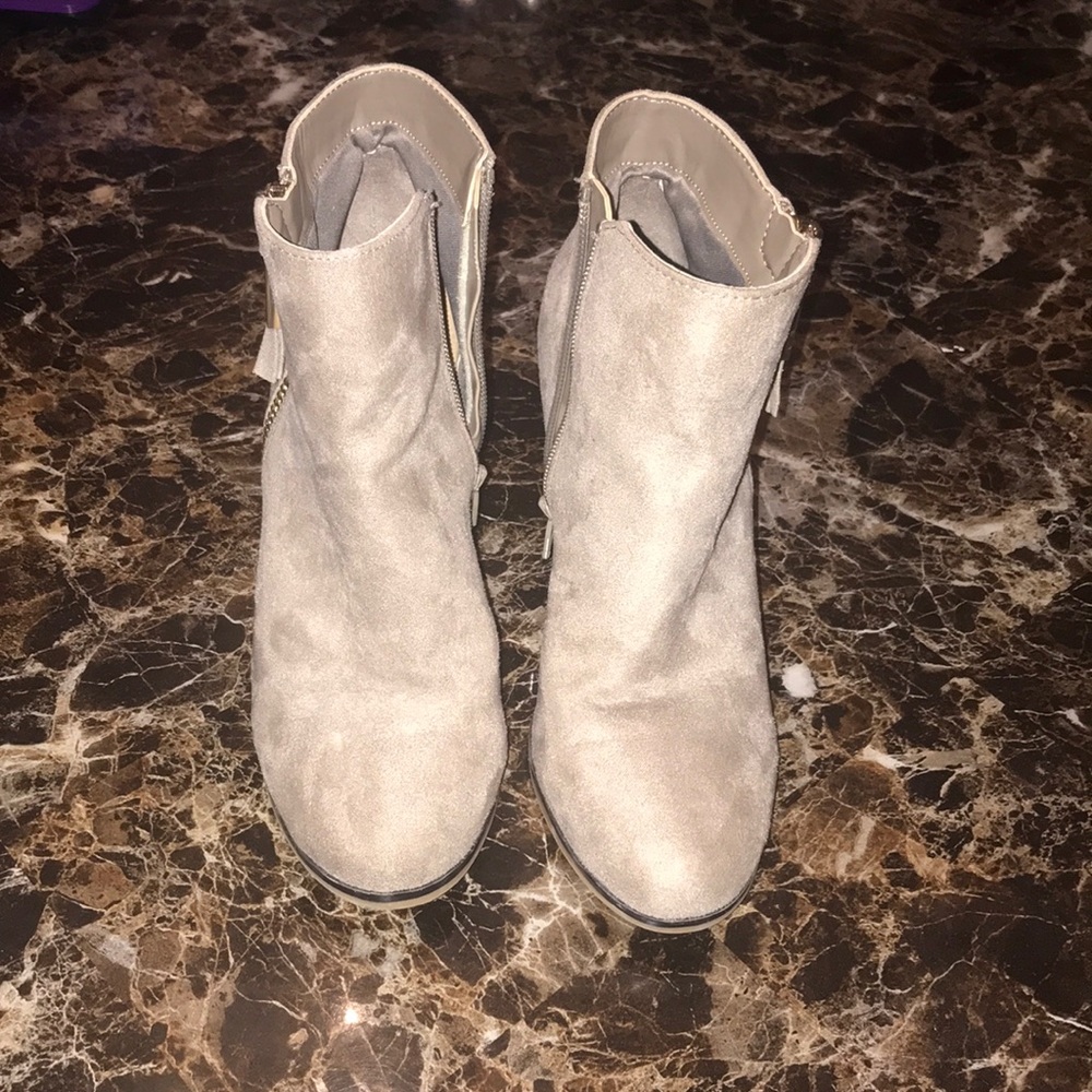 Taupe high heel